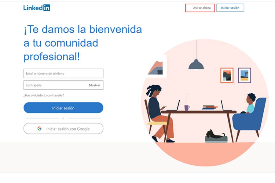 como crear una cuenta en linkedin