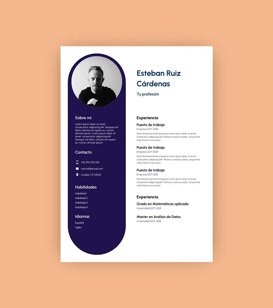 curriculum minimalista activacv 5
