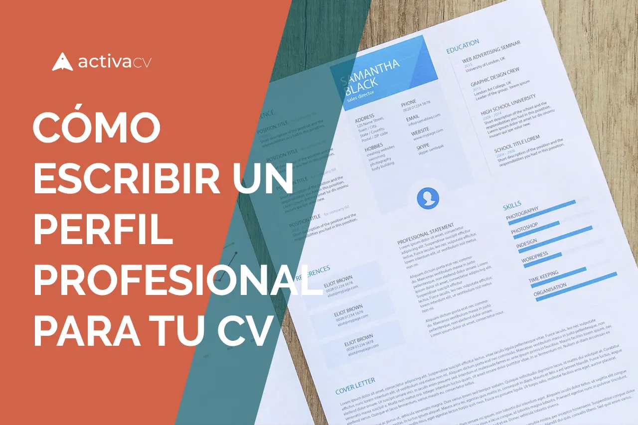 Como escribir el resumen profesiona para tu cv
