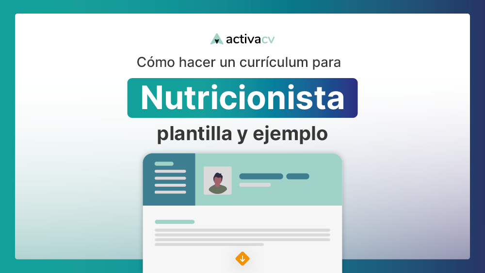 CV Nutricionista