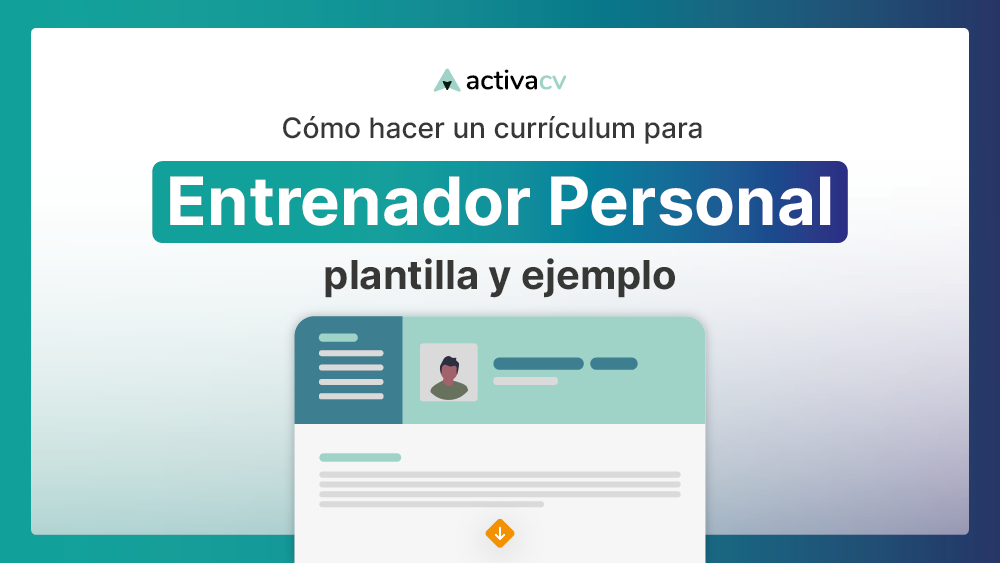 currículum entrenador personal