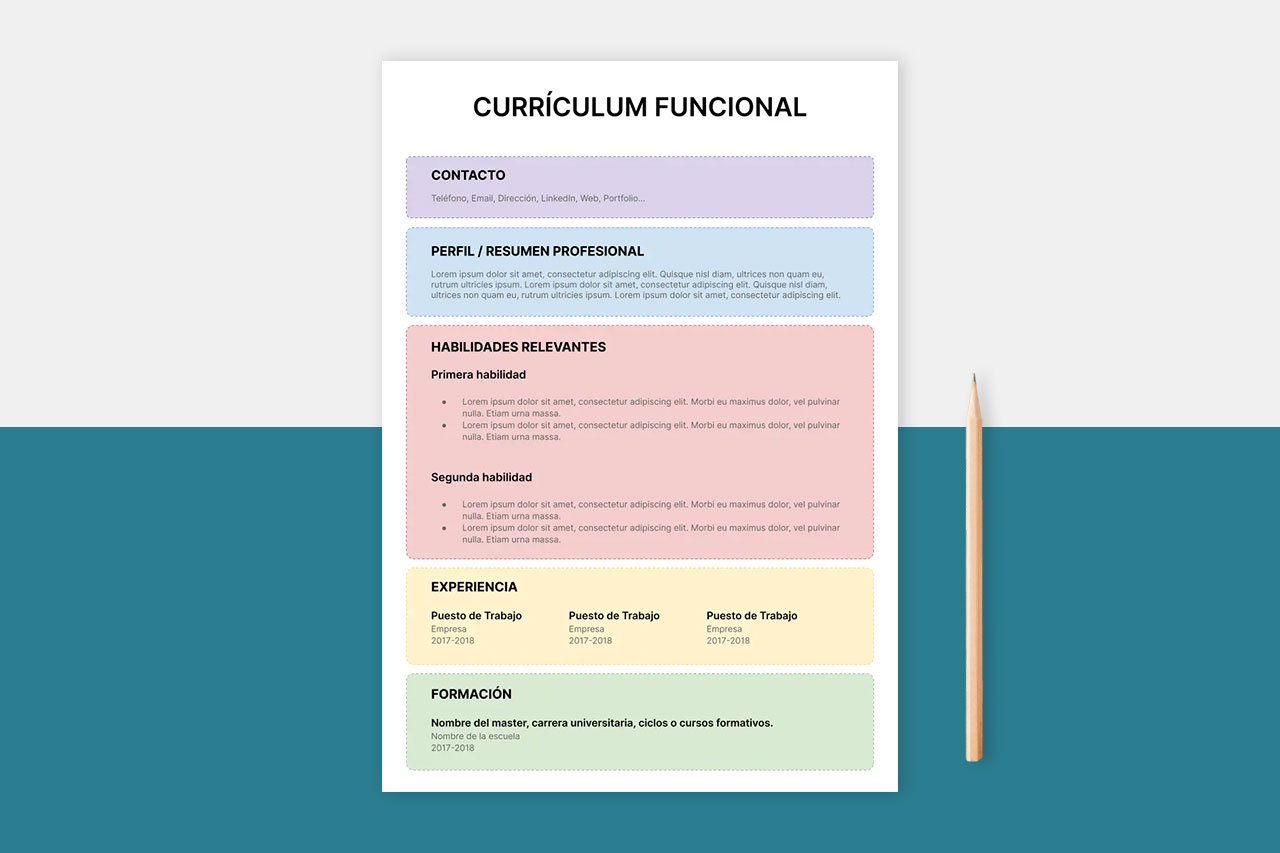 modelo curriculum funcional modelo curriculum funcional