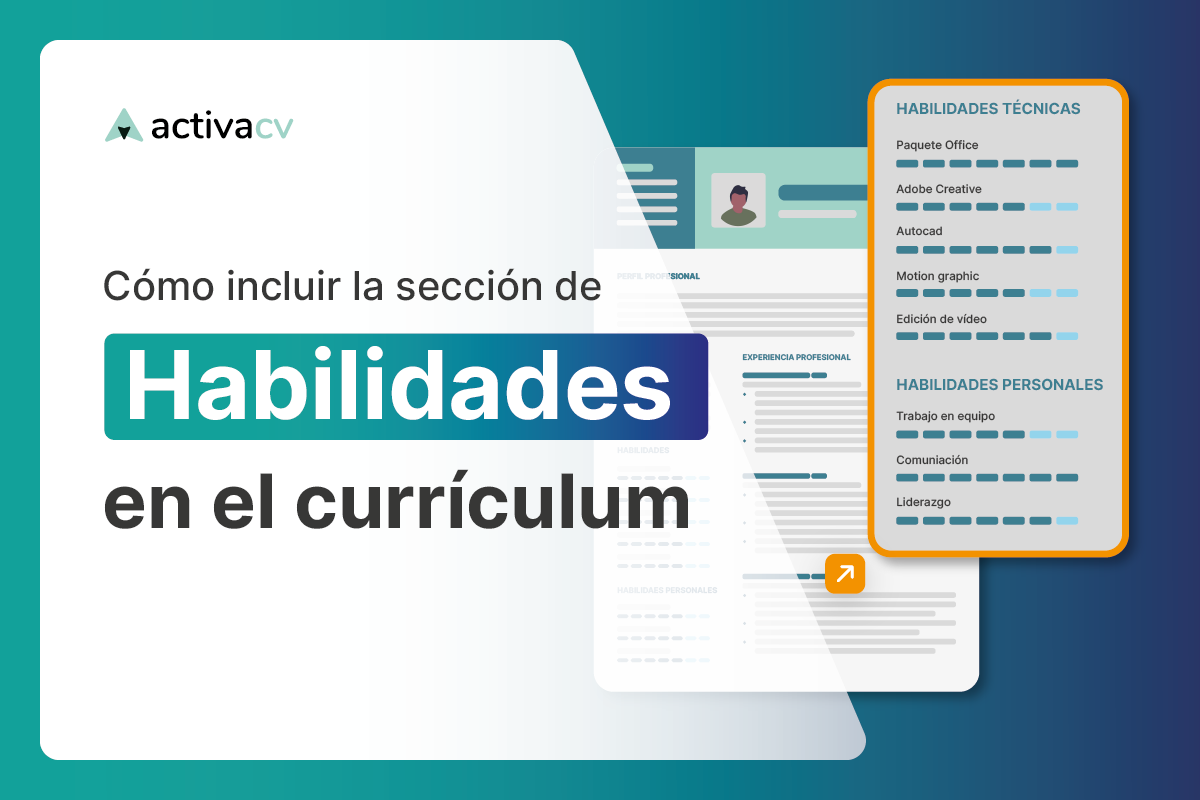 incluir habilidades curriculum vitae